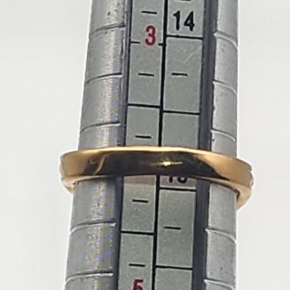 Vintage Joseph Esposite 14K Gold Filled 3 CZ Ring (4) - Picture 7 of 7